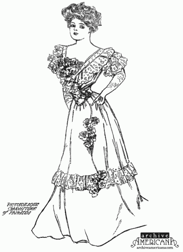chiffon velvet 1906 dress2