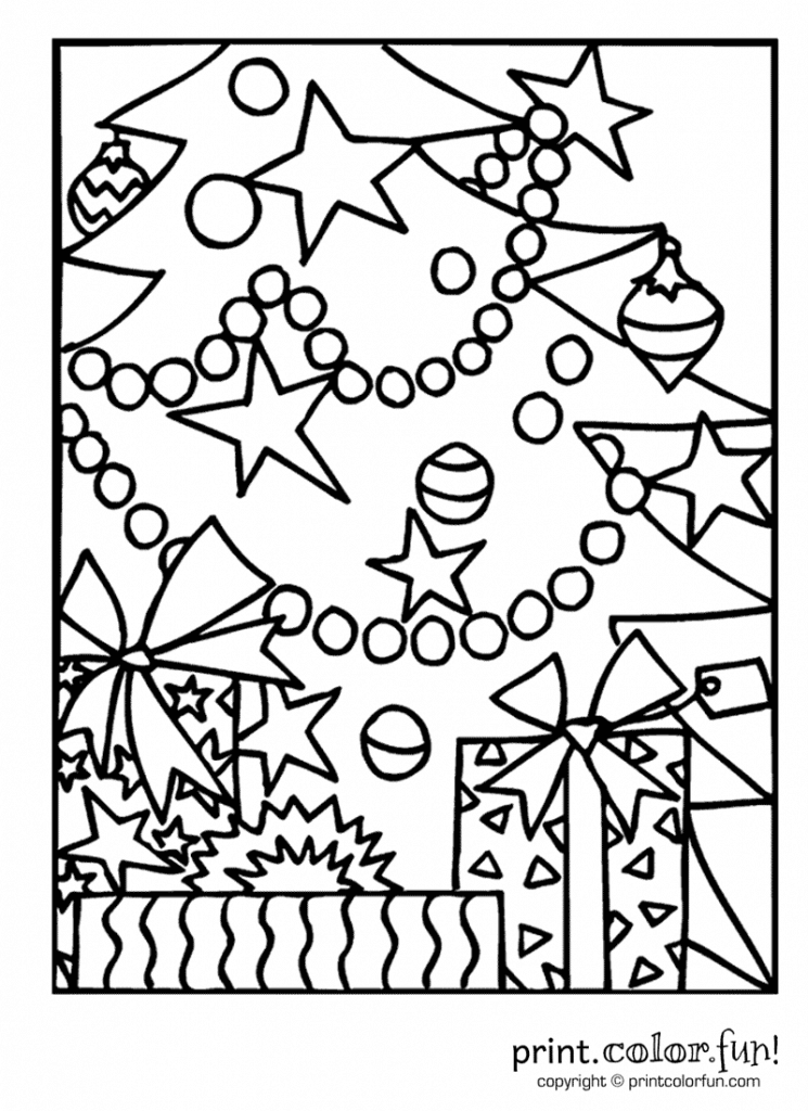 Top 100 Christmas tree coloring pages: The ultimate (free!) printable ...