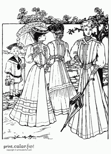 dresses summer 1905