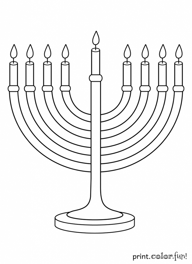 26 best ideas for coloring | Chanukah Coloring Pages To Print