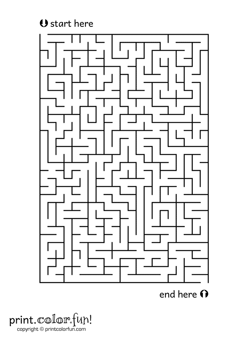 valentine day mazes coloring pages - photo #16