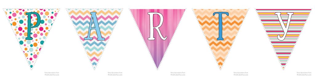 party banner letters