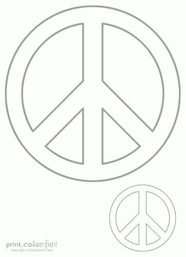 peace signs low ink