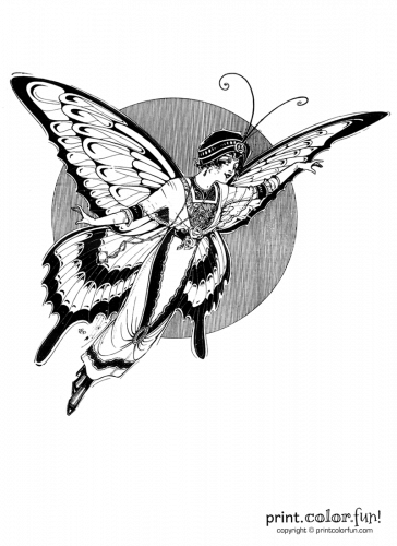 vintage-butterfly-woman-1912